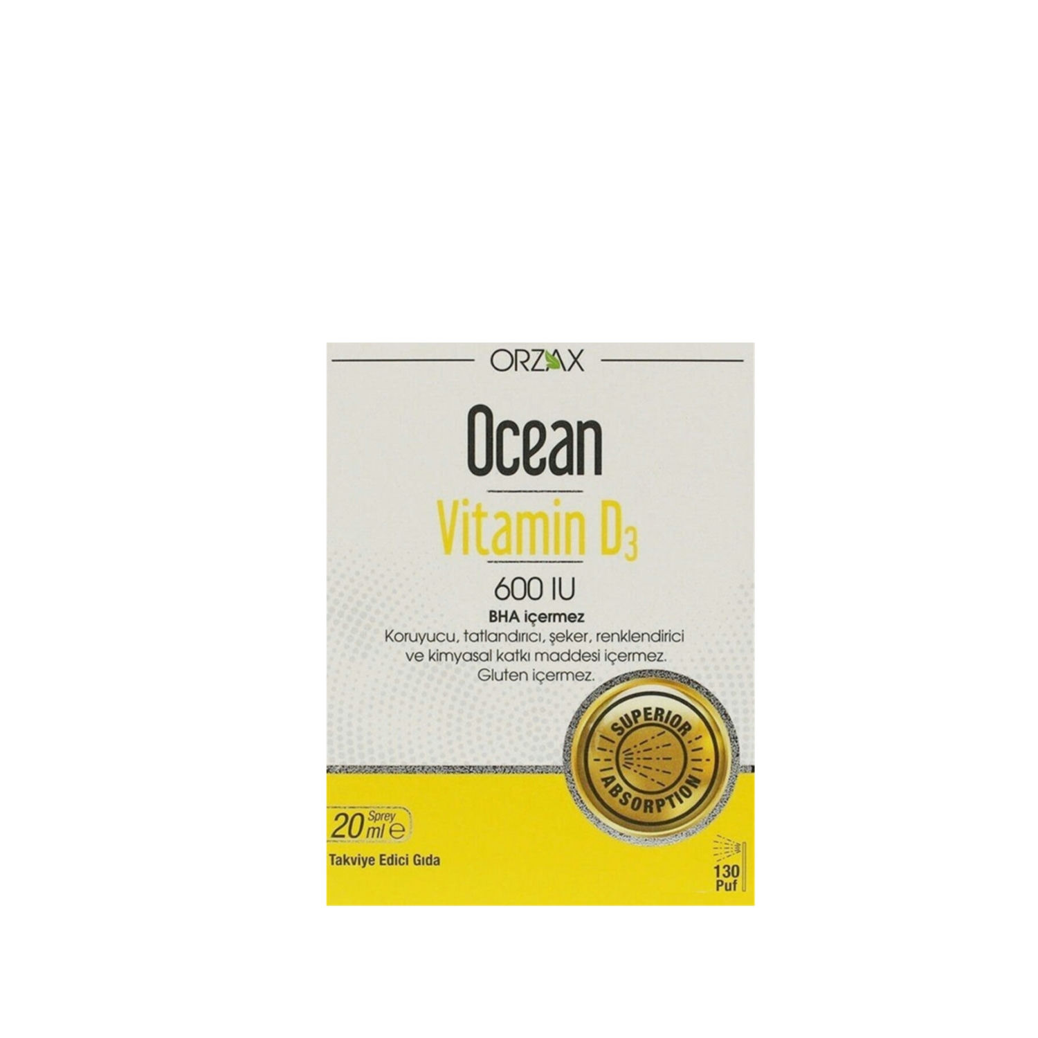 OCEAN VITAMIN D3 SPREY 600 IU 20 ml şişe