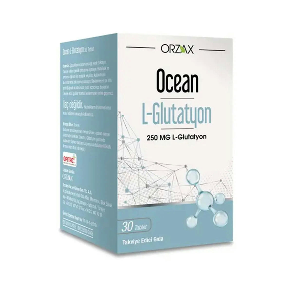 OCEAN L-GLUTATYON TABLET 250 mg 30 tablet