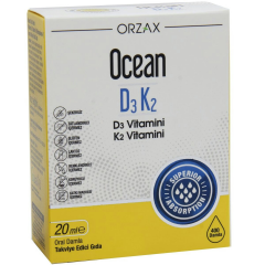 OCEAN D3K2 TAKVIYE EDICI GIDA 20 ml şişe