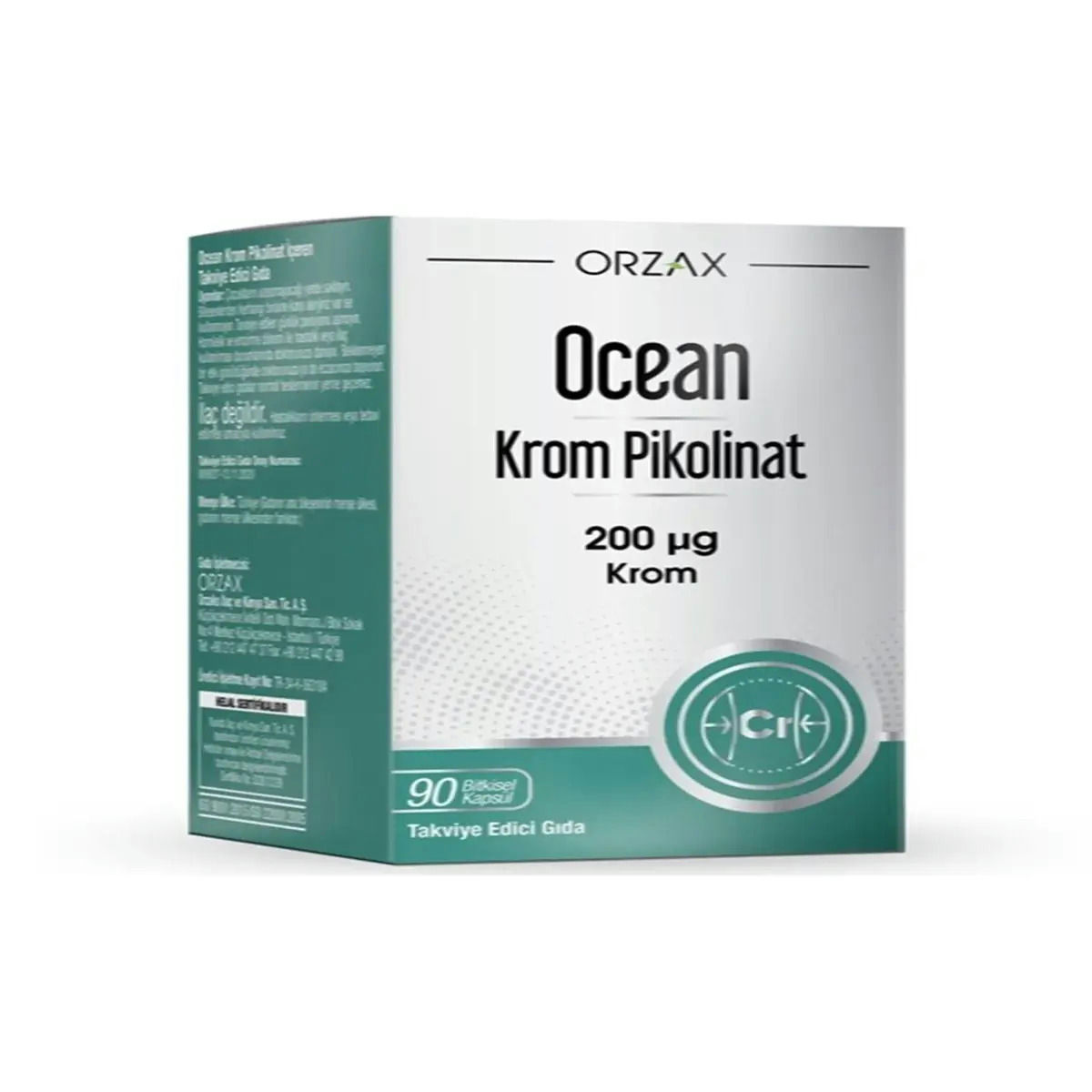 OCEAN KROM PIKOLINAT KAPSUL 200 mcg 90 kapsül