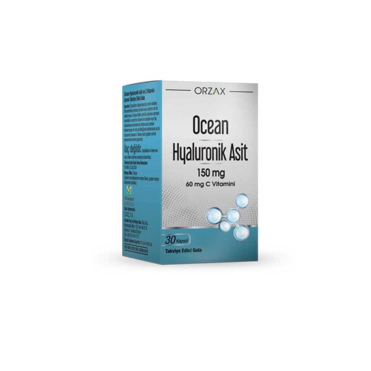 OCEAN HYALURONIK ASIT KAPSUL 150 mg 30 kapsül