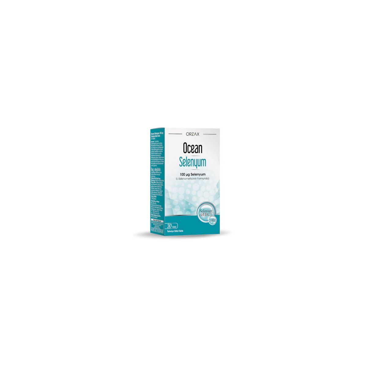 OCEAN SELENYUM TAKVIYE EDICI GIDA 100 mcg 30 tablet