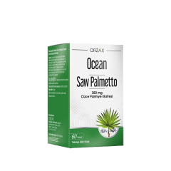 OCEAN SAW PALMETTO (CUCE PALMIYE) ICEREN TAKVIYE EDICI GIDA 350 mg 60 kapsül