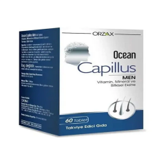 OCEAN CAPILLUS MEN VITAMIN, MINERAL VE BITKISEL EKSTRE ICEREN TAKVIYE EDICI GIDA 60 tablet