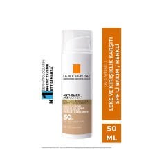 La Roche Posay Anthelios Age Correct Renkli SPF 50 UV Kaynaklı Leke ve Kırışıklık Karşıtı Güneş Koruyucu Yüz Kremi 50ml