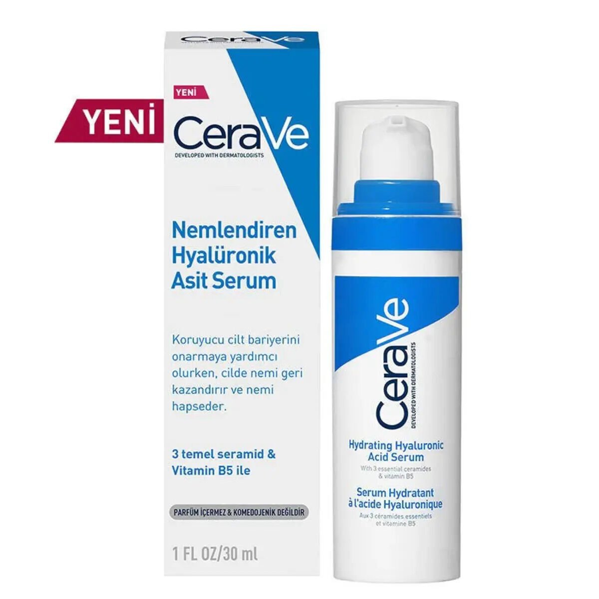 CeraVe Nemlendiren Hyalüronik Asit Serum YENİ