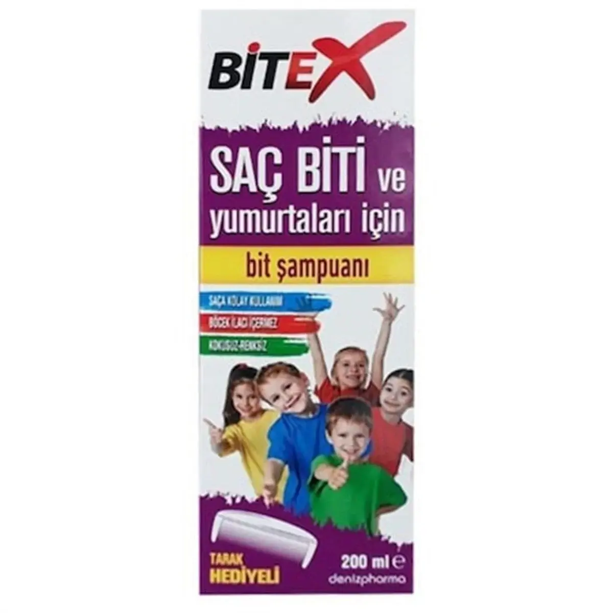 Bitex Saç Biti ve Sirkeler İçin Şampuan 200ml