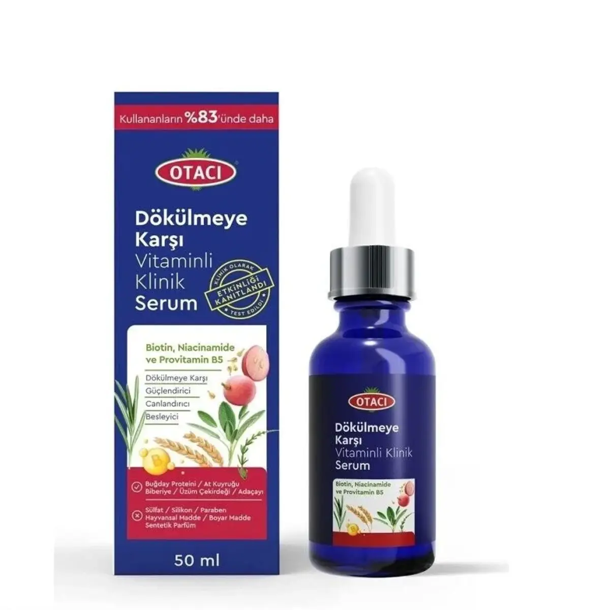 OTACI DOKULMEYE KARSI VITAMINLI KLINIK SERUM 50 ml şişe