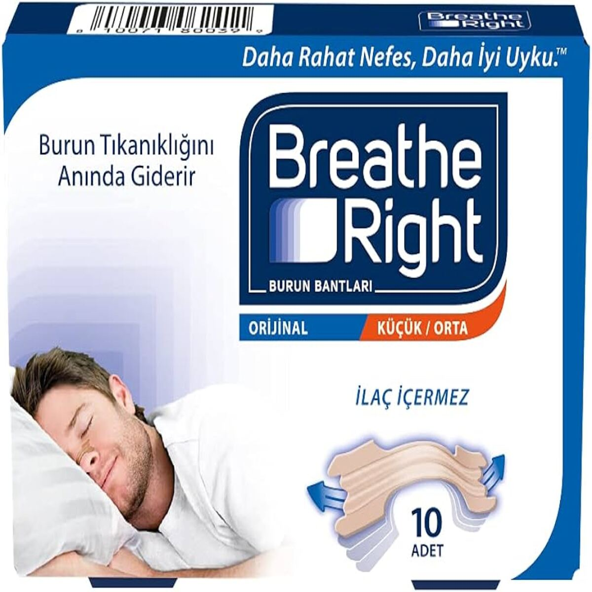 BREATHE RIGHT EXTRA BURUN BANDI 10 adet