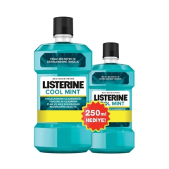 Listerine Cool Mint Ağız Gargarası 500 ml + 250ml Hediye