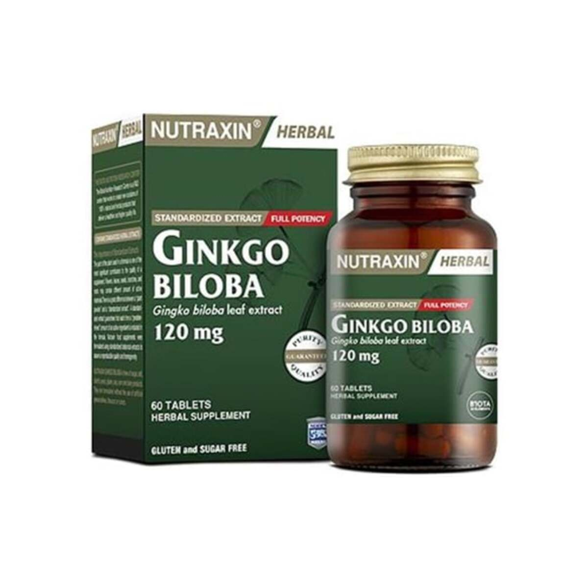 NUTRAXIN GINKGO BILOBA KAPSUL 60 kapsül