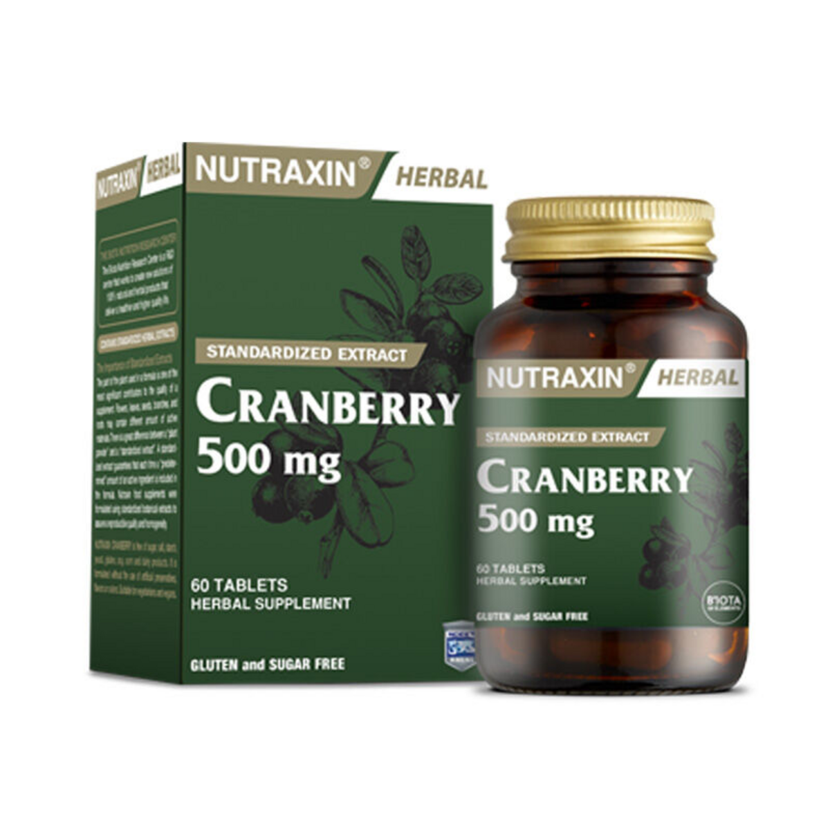 NUTRAXIN CRANBERRY TABLET 500 mg 60 tablet