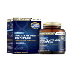 NUTRAXIN FOR MEN MULTIVITAMIN&MINERAL COMPLEX TAKVIYE EDICI GIDA 60 tablet