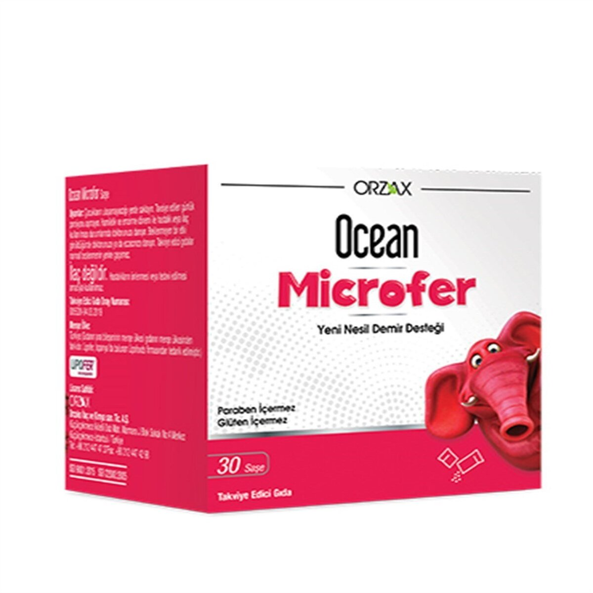 OCEAN MICROFER TAKVIYE EDICI GIDA 30 ml şişe