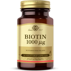 SOLGAR BIOTIN KAPSUL 1 mg 50 kapsül