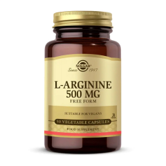 SOLGAR L-ARGININE KAPSUL 500 mg 50 kapsül