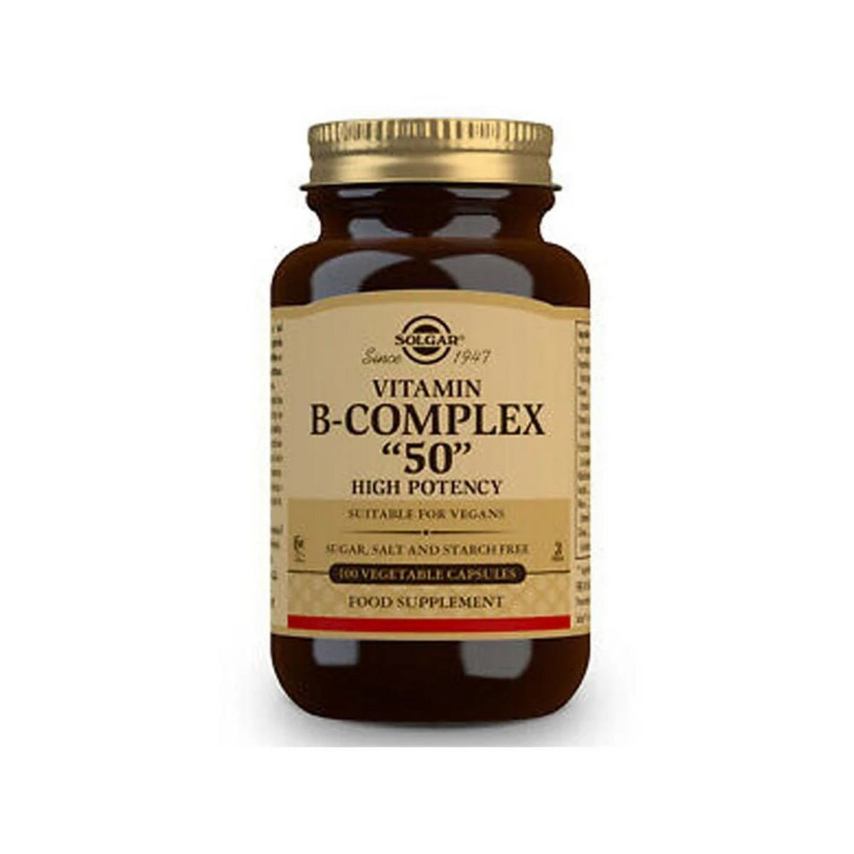 SOLGAR VITAMIN B-COMPLEX KAPSUL 100 kapsül