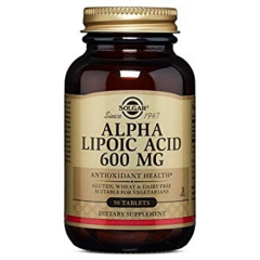 SOLGAR ALPHA LIPOIC ACID TABLET 600 mg 50 tablet