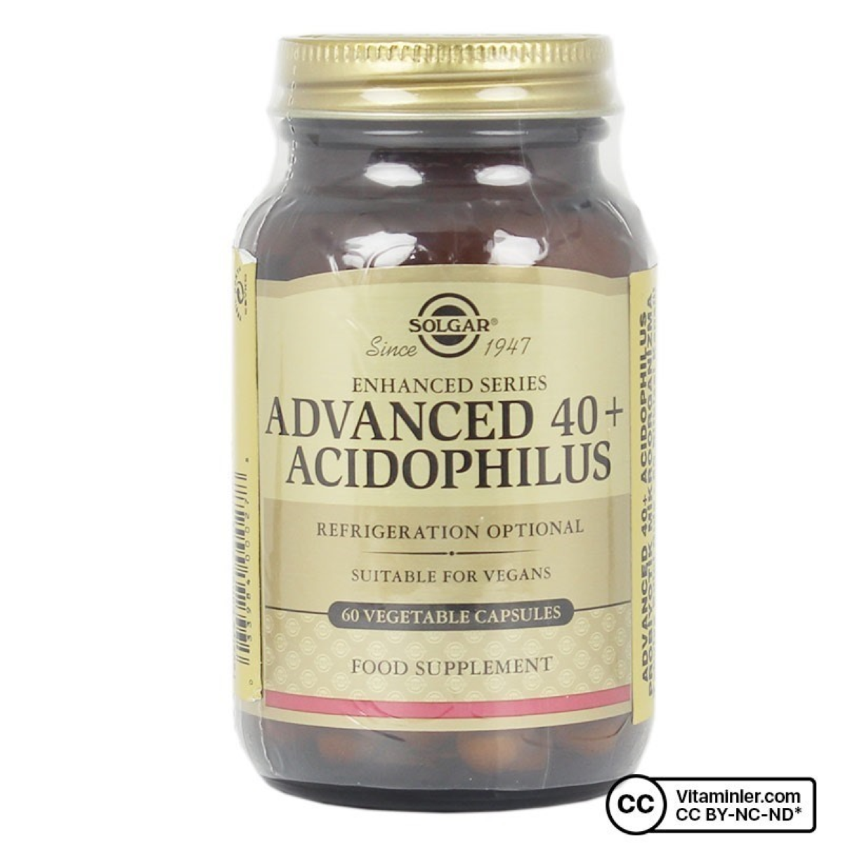 SOLGAR ADVANCED 40+ ACIDOPHILUS KAPSUL 60 kapsül