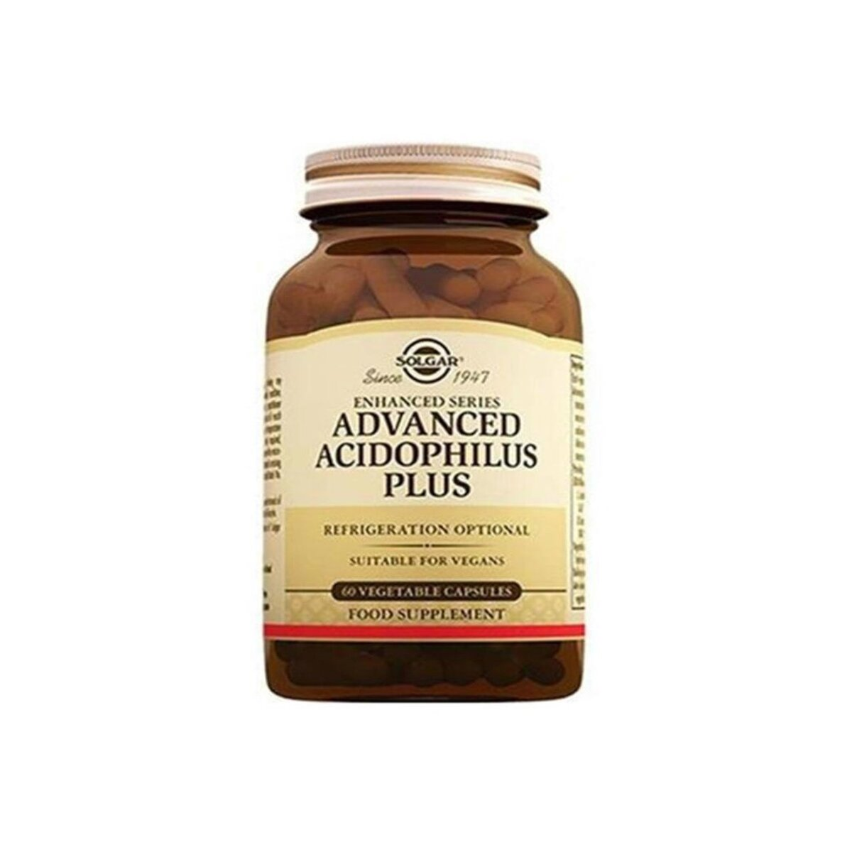 SOLGAR ADVANCED ACIDOPHILUS PLUS V KAPSUL 60 kapsül