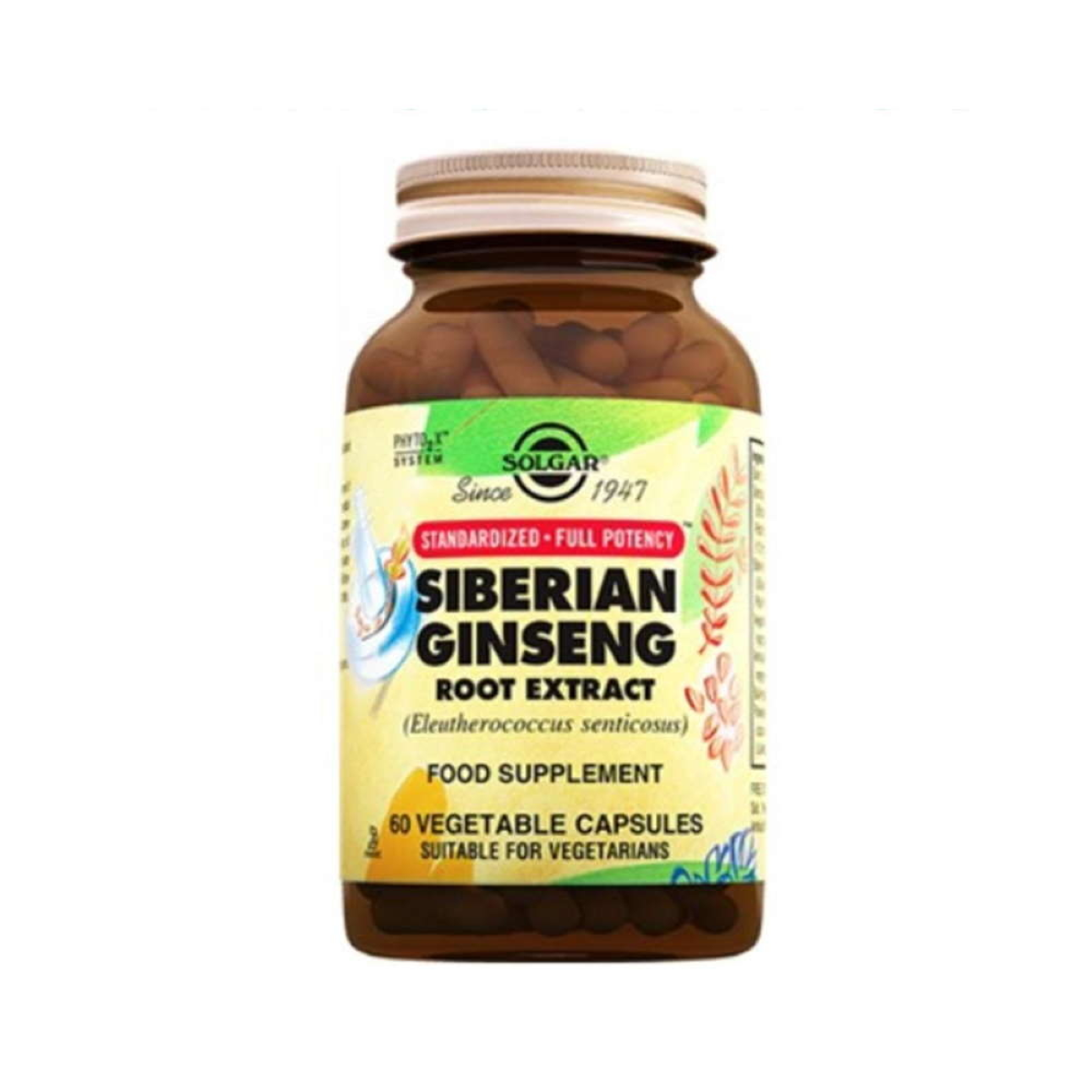 SOLGAR SIBERIAN GINSENG ROOT EXTRACT KAPSUL 60 kapsül