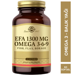 SOLGAR OMEGA 3-6-9 YUMUSAK JELATIN KAPSUL 60 kapsül