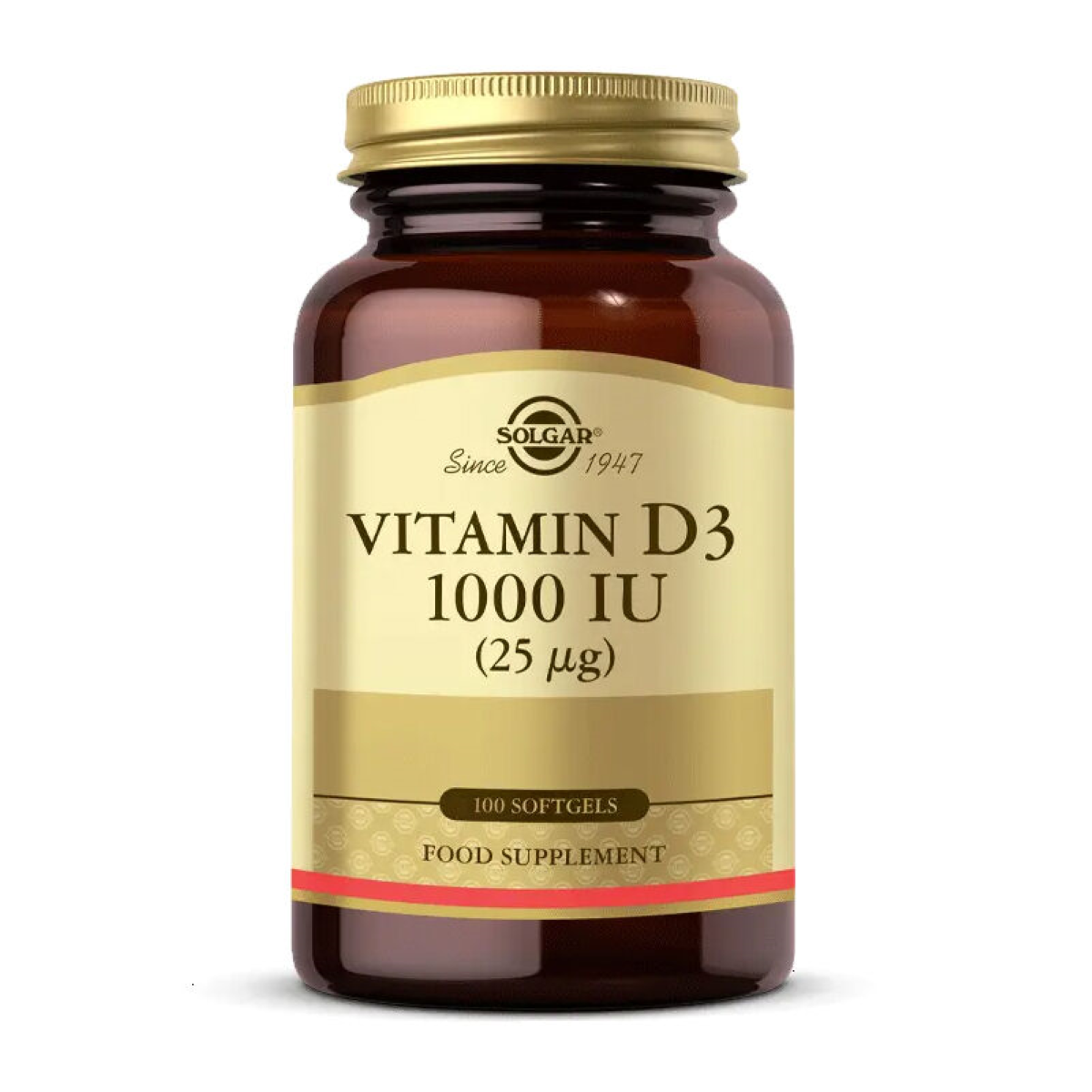 SOLGAR VITAMIN D3 YUMUSAK JELATIN KAPSUL 1000 IU 100 kapsül