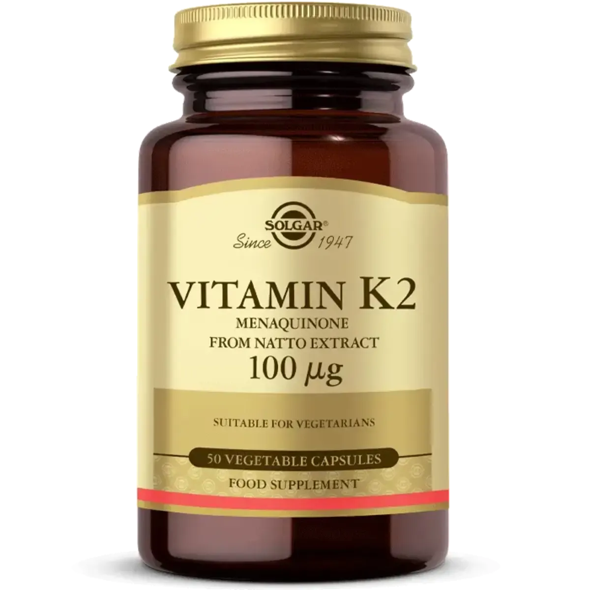 SOLGAR VITAMIN K2 MK-7 FROM NATTO EXTRACT KAPSUL 100 mcg 50 kapsül