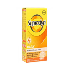 SUPRADYN MULTIVITAMIN, MINERAL VE KOENZIM Q10 ICEREN TAKVIYE EDICI GIDA 60 tablet